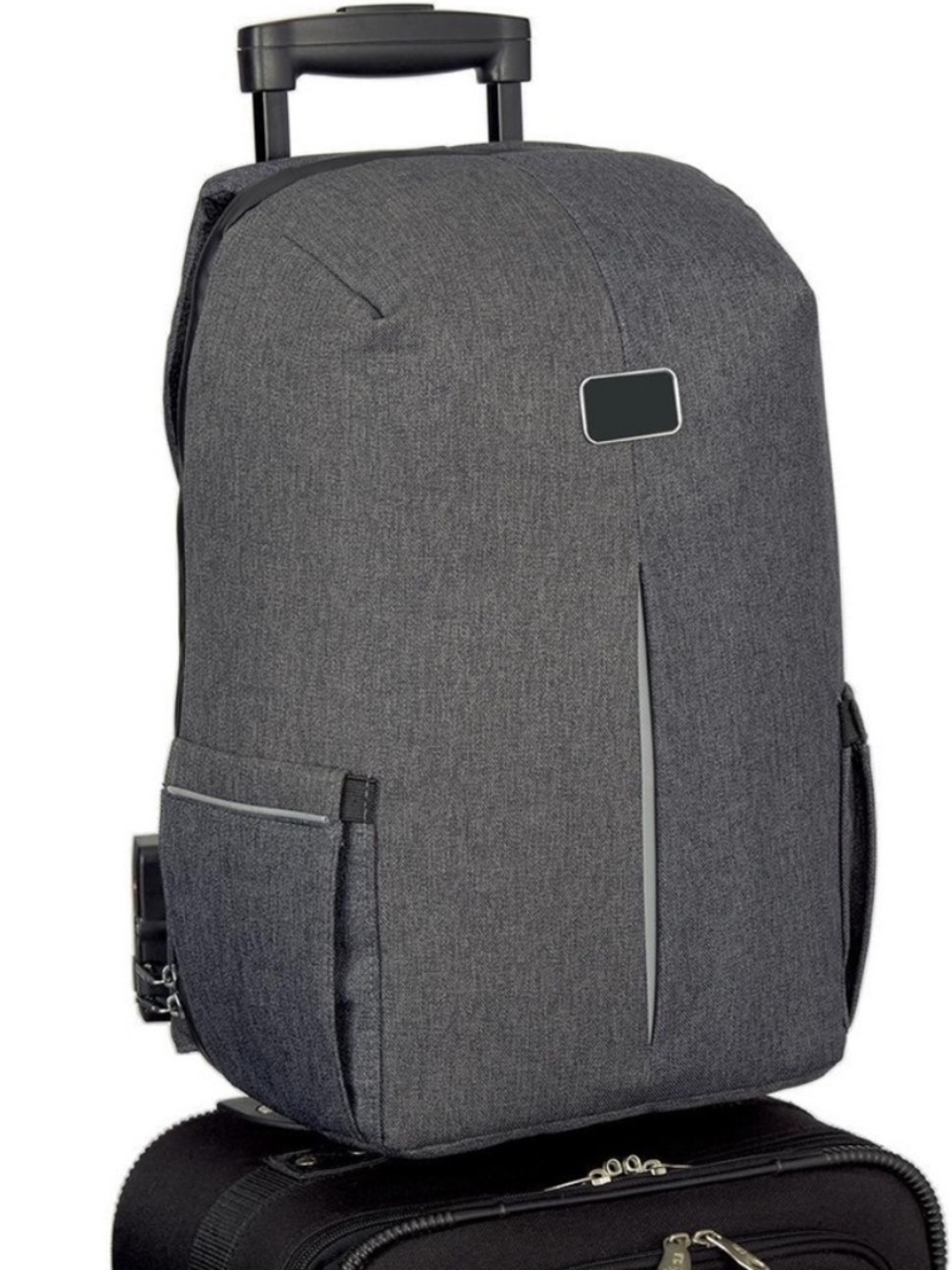 Phantom Smart Backpack Xd Design Gray Recycled Polyester Smart Anti Theft